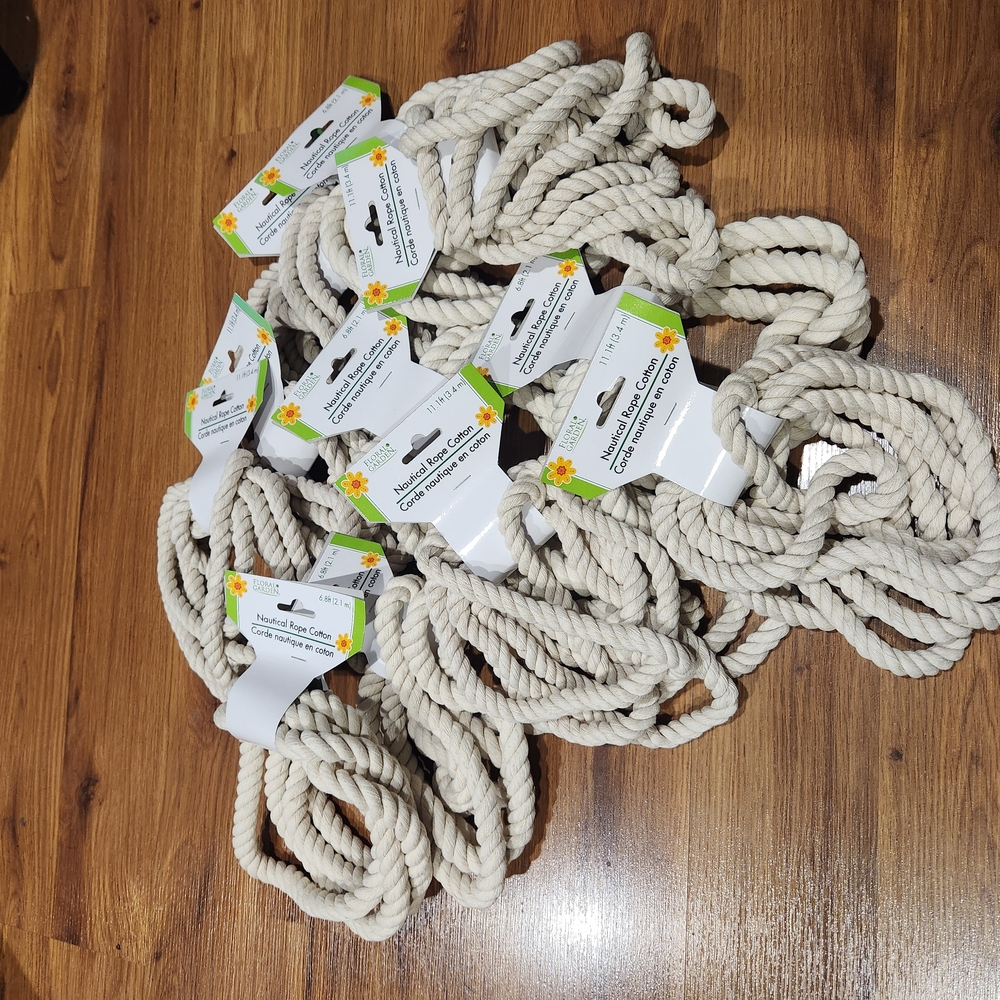 Natural Cotton Craft Rope